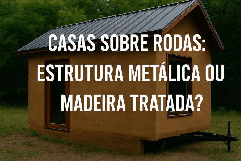 Casas sobre rodas: estrutura metálica ou madeira tratada?