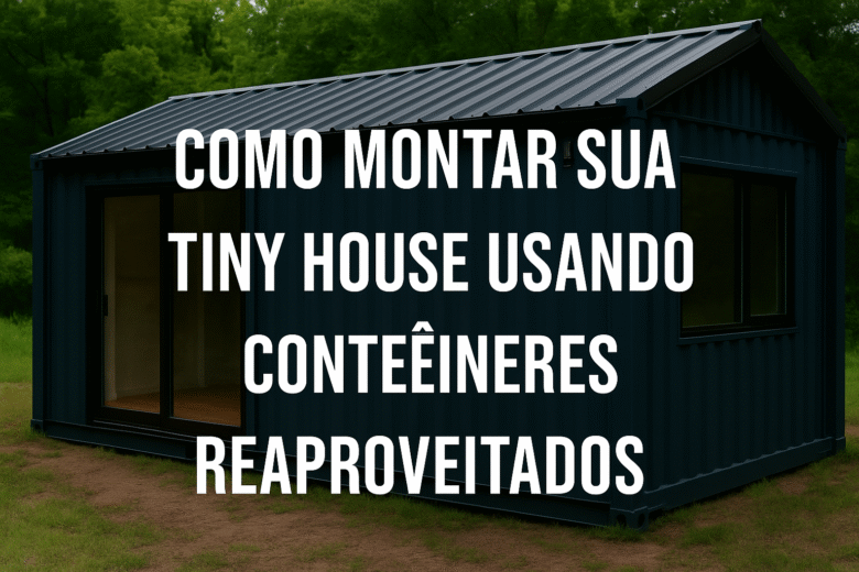 Como montar sua tiny house usando contêineres reaproveitados