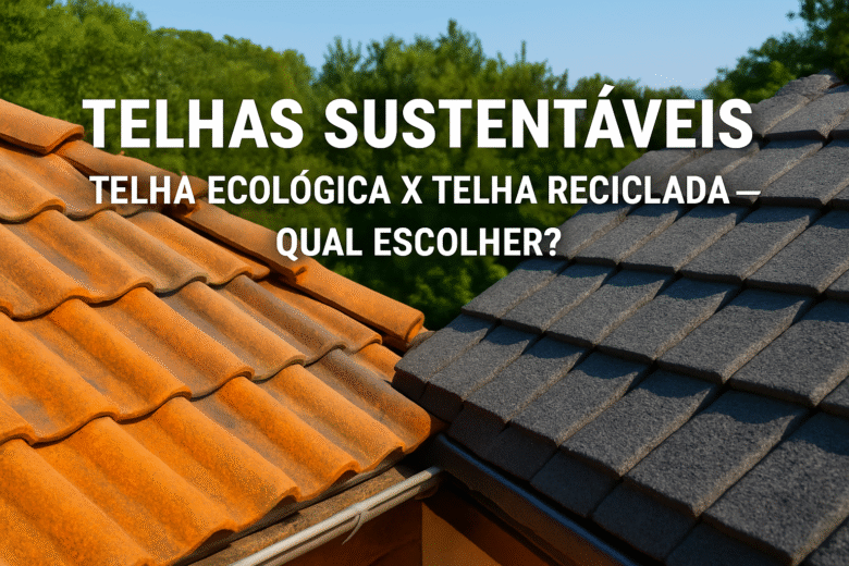 Descubra as diferenças entre telhas ecológicas e recicladas e saiba qual é a melhor para sua tiny house. Sustentabilidade e economia em foco!