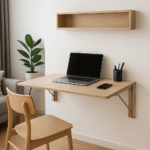 Veja ideias criativas de estação dobrável para montar seu home office em espaços pequenos com organização, estilo e funcionalidade.