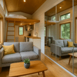 Aprenda a posicionar espelhos em tiny houses e ganhe sensação de amplitude e luz com ideias simples e funcionais para espaços compactos.